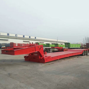 <span class=keywords><strong>Semirremolque</strong></span> <span class=keywords><strong>de</strong></span> plataforma baja <span class=keywords><strong>de</strong></span> 3 ejes y 60 toneladas con <span class=keywords><strong>cuello</strong></span> <span class=keywords><strong>de</strong></span> <span class=keywords><strong>cisne</strong></span> hidráulico para trabajo pesado - Product Image 3