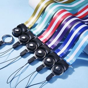 Detachable Swivel Buckle Double-sided Mobile Phone <b>Lanyard</b> <b>Polyester</b> <b>Lanyard</b> with Card Holder Mobile Phone case - Product Image 3
