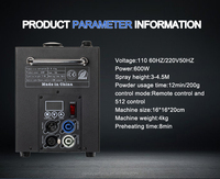 MAYAFX Machine à étincelles froides 600W en gros, effet fontaine de scène, télécommande DMX512, machine à feux d'artifice froids pour mariage et fête
