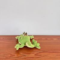Boneka Hewan Custom Hadiah Pernikahan Mainan Boneka Isi Dakron Boneka Katak Pangeran Hadiah Ulang Tahun