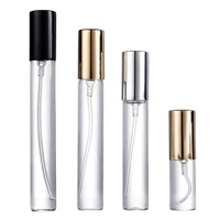 Flacons vaporisateurs de parfum vides en verre transparent, mini format échantillon, 5 ml, 8 ml, 10 ml, 15 ml