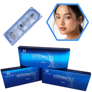 2ml Heremefill Deep Cross-linked Acido Hialuronico <strong>Hyaluronic</strong> Acid <strong>Filler</strong> for Mid-face <strong>Volumization</strong> and Chin Contour - Product Image 6