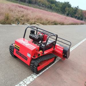 更新的全球定位系统无人操作12/15HP柴油发动机连枷式割草机履带式连枷式远程割草机，带有CE证书 - Product Image 5