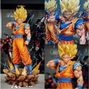 Figura in PVC di Son <span class=keywords><strong>Goku</strong></span> e Gohan, personaggi dei cartoni animati Dragon Ball, 34 cm - Product Image 5