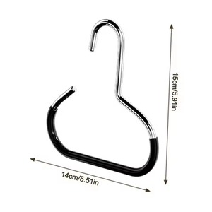 2PCS Durable Circle Ring Hat Hanger Non-marking Non-slip Hat Storage Hook Scarf Towel Tie Hanging <b>Rack</b> - Product Image 6