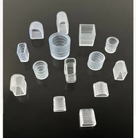 Embout rond étanche en PVC pour ruban LED, 2 ou 3 fils, connecteur de fin de ligne pour bande LED néon flexible de décoration