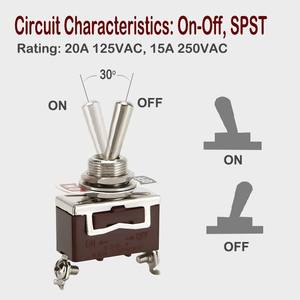 Wintai-tech çin 2 Gang 2Way anahtarı kahverengi geçiş geçiş anahtarı vida terminalleri ile geçiş anahtarı On-Off - Product Image 4