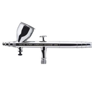 Aérographe Wave HT581 à double action, alimentation par gravité, 10 cc, vitesse réglable, pistolet de peinture portable pour œuvres d'art - Product Image 2