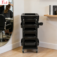 Chariot de Barbier en Plastique Durable à 5 Tiroirs pour Salon de Coiffure et de Beauté - Vente en Gros