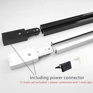 Système d'éclairage sur rail magnétique linéaire moderne en aluminium 220V 48V LED, montages en saillie, encastrés et suspendus, CRI 85, garantie 3 ans, dimmable - Product Image 5