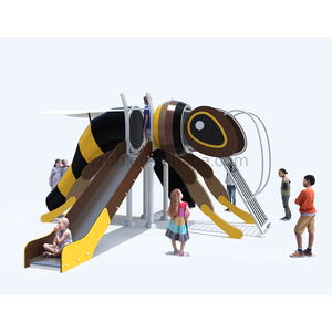 BAIHE Big Bee Landscape Playsets Iron PE Series Equipo de juegos <span class=keywords><strong>para</strong></span> exteriores Hecho de plástico duradero <span class=keywords><strong>para</strong></span> Camp Resorts City Parks - Product Image 1