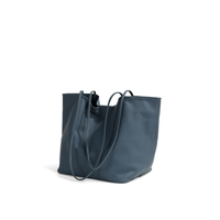Sac fourre-tout de luxe style The Row pour femme, en peau de mouton douce teinte à l'eau, grand sac à bandoulière, sac hobo minimaliste en cuir