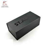 Boîte-cadeau d'emballage en papier magnétique pliable personnalisée de haute qualité avec spot UV