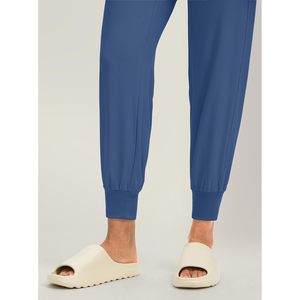 2025 femmes Dusty Blue Joggers vêtements de gymnastique légers avec poches à fermeture éclair pour entraînement décontracté course voyage - Product Image 3