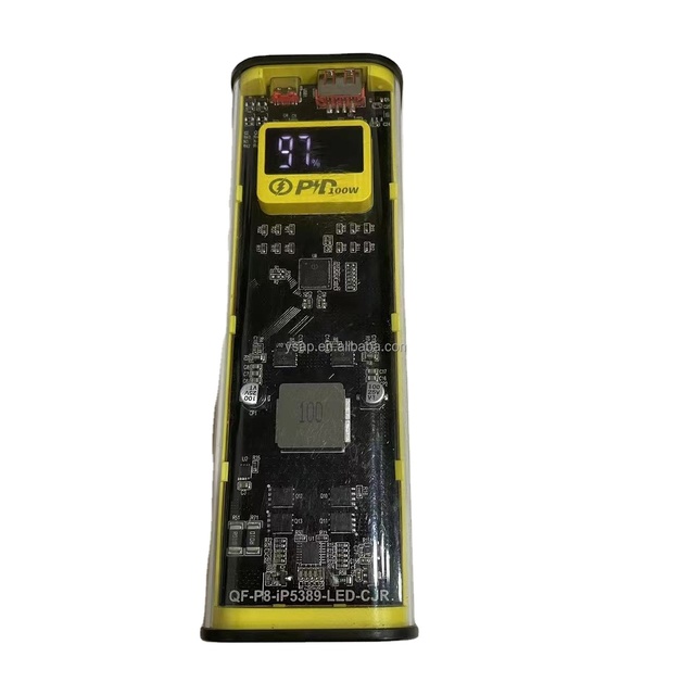 21700 Real PD100W Dual Way Type C 20000mah 22.5W Output Power Transparent 65W Mobile & Laptop Charge Power Bank