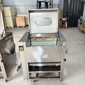 Éplucheuse industrielle commerciale de fruits et légumes pour usines alimentaires, compatible ail, capacité 400 kg/h - Product Image 2