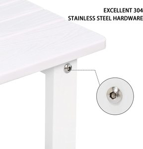 Treeens Double Adirondack Side Table per Patio Outdoor End - Product Image 4