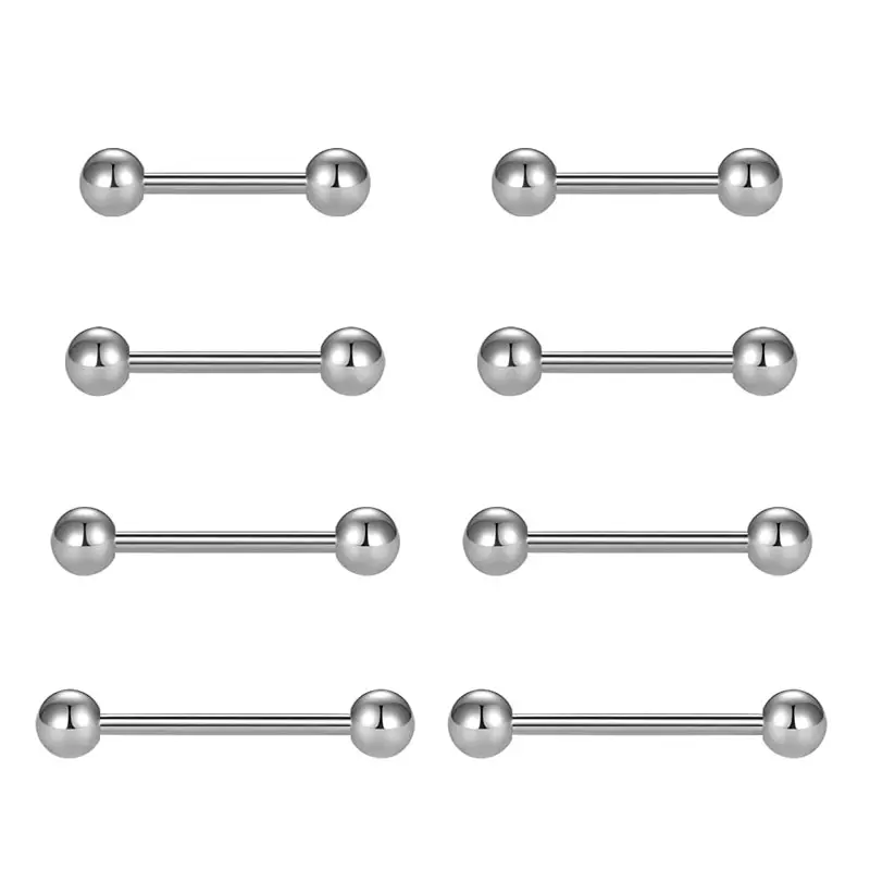 316L surgical stainless steel tongue ring barbell cartilage nipple tragus stud rings piercing jewelry sexy body piercing jewelry