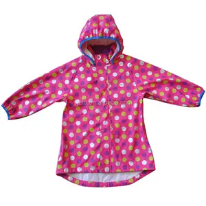 Imperméable en PU pour enfants, joli manteau de pluie personnalisé, imprimé complet, à bas prix