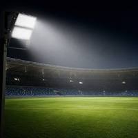 Projecteurs LED de stade 500W IP68 en alliage moulé sous pression, incurvés verticalement, résistants aux hautes températures, pour terrains de jeux, jardins et cours arrière