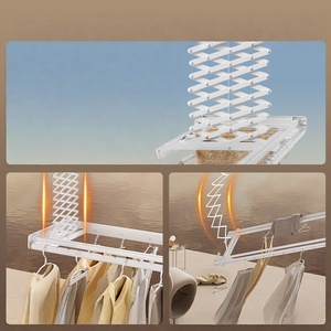 Electric clothes drying rack automatic lifting intelligent clothes drying rod hidden invisible clothes drying machine - Product Image 2