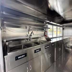 รถเทรลเลอร์กล่องม้าสำหรับใส่อาหารกล่องเลี้ยงอาหารแบบออกแบบได้ตามมาตรฐานขนาดใหญ่รถบรรทุกอาหารจานด่วนรถพ่วงแต่งนิยายวิทยาศาสตร์ - Product Image 5