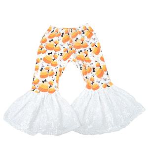 Pantalones de Campana con Lentejuelas y Volantes para Bebés Niñas, Pantalones Acampanados para Niñas - Product Image 4