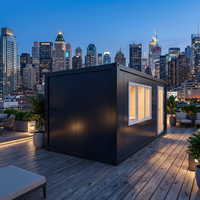 Maison Modulaire Préfabriquée de Luxe en Conteneur 20ft 40ft pour Usage Résidentiel Moderne, Chambre, Bureau Extérieur, et Hôtel de Vacances
