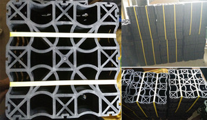 Griglia per drenaggio in plastica per vialetti, giardini, paddock per cavalli, <span class=keywords><strong>pavimentazione</strong></span> industriale per esterni - Product Image 4