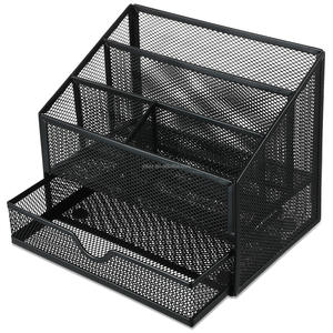 Organizador de <span class=keywords><strong>Correo</strong></span> de Malla Metálica en Stock, Clasificador Vertical de Archivos y Papel con Cajones para Oficina en Casa - Product Image 1