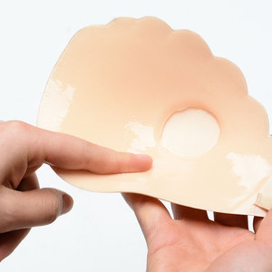 JOGOGO Vente en gros <span class=keywords><strong>Soutien</strong></span>-<span class=keywords><strong>gorge</strong></span> invisible adhésif respirant personnalisable, sans bretelles, push-up, forme coquille, en tissu éponge - Product Image 6