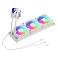 COOLLEO Écran LCD haute définition 360 refroidisseur d'eau système ARGB de refroidissement du processeur pour LGA115X/1200/1700/1851and AM4/AM5 refroidisseur de liquide