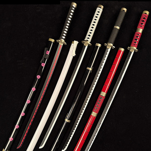 7 Styles 100CM 0NE PIECE Zoro Qiu Shui Xue Zou Sandai Ninja Blade <strong>Kitetsu</strong> Wood Cos Accessories Anime Katana Sword - Product Image 2