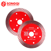 Disques de coupe en porcelaine diamantée SONGQI de 4 à 4,5 pouces, lame de scie à table, lame circulaire pour carrelage et marbre