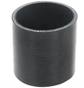 Suministro de fábrica Manguera recta de silicona negra de 70mm 2,75 pulgadas para manguera de silicona de radiador automático