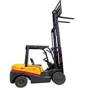 Montacargas Diésel Usado TCM de 3 Toneladas, Contrapesado, Motor Japonés, 3 Toneladas, 3m de Altura de Elevación, Mástil de Tres Secciones para Almacén - Product Image 1