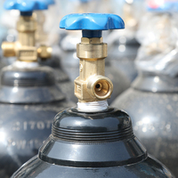 Le fabricant vend une bouteille de gaz haute pression 5L-60L bouteille d'air acétylène industriel oxygène gaz prix de la bouteille d'azote