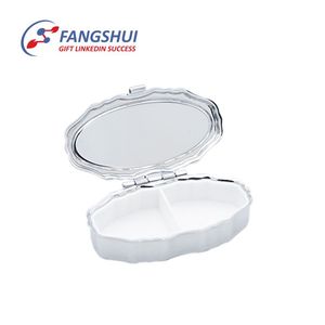 Caja de pastillas decorativas, minicompartimentos de metal personalizados, en blanco, muestra gratis, venta al por mayor - Product Image 5