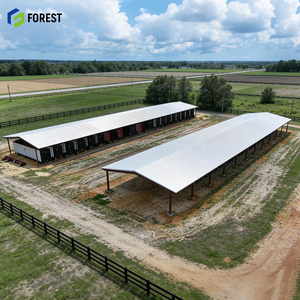 อาคารเหล็กสำเร็จรูปขนาด 40x60x14 เมตร ทนทานต่อแผ่นดินไหว โครงสร้างขนาดเล็ก คุณภาพสูง ระบบจัดการขยะที่สะอาดและรวดเร็ว - Product Image 1