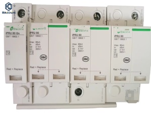 IPRU 80 <b>Surge</b> <b>Protector</b> SPD 3P+N+N Overvoltage Device <b>Surge</b> Arrester Low Voltage PLC Programming - Product Image 1