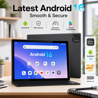 Tableta Portátil de 10 Pulgadas con 20 GB de RAM, 128 GB de ROM, Android 16.0, 6000 mAh, Octa Core, con Teclado y Lápiz