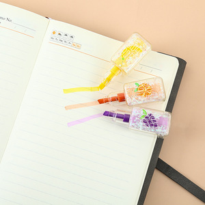Set de 6 Marcadores de Colores con Diseño de Esmalte de Uñas y Puntas Oblicuas, con Lentejuelas de Frutas Kawaii, para Regalos Escolares para <span class=keywords><strong>Niñas</strong></span> - Product Image 5