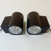 Lampe murale extérieure en aluminium étanche IP65 Yuanyeled, réglable en RGB et blanc chaud, contrôle par application et Wi-Fi