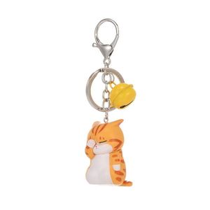 Porte-clés chat à visage couvert, porte-clés chaton de dessin animé, accroche-sac, article cadeau, vente en gros disponible - Product Image 1