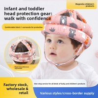 Casque anti-collision pour bébé et tout-petit, casquette anti-chute, pour apprendre à marcher, doux, respirant, lavable, quatre saisons, unisexe