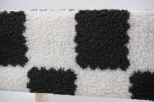 บ้านสัตว์เลี้ยงสีดำขาว ทนทาน เป็นมิตรกับสิ่งแวดล้อม โซฟาสำหรับสัตว์เลี้ยง ทำจากไม้ธรรมชาติอย่างยั่งยืน เตียงนอนแบบเปลญวนสำหรับแมว เหมาะสำหรับสัตว์เลี้ยงขนาดเล็กถึงขนาดกลาง ถอดออกได้ทั้งหมด - Product Image 4