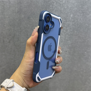 Custodie per telefono <span class=keywords><strong>cellulare</strong></span> con carica magnetica a colori Hit Cover posteriore trasparente antiurto per iPhone 16 13 14 12 15 Pro Max - Product Image 3