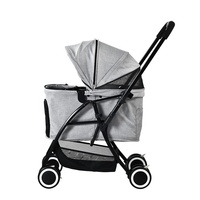 Fabricant de produits pour animaux de compagnie poussette pour chien pliable pratique poussette extérieure