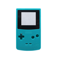 Nouvelle coque de jeu en plastique pour console Nintendo Gameboy Color, coque pour GBC avec boutons, kits d'autocollants et étiquettes