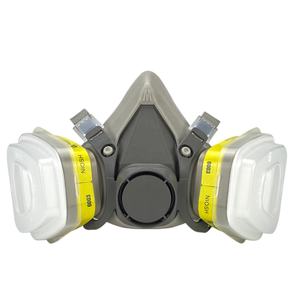 Werkseitige Silikon Economy Maske Staub dichte Halb gesichts gasmaske mit verschiedenen Filtern und Patronen - Product Image 3